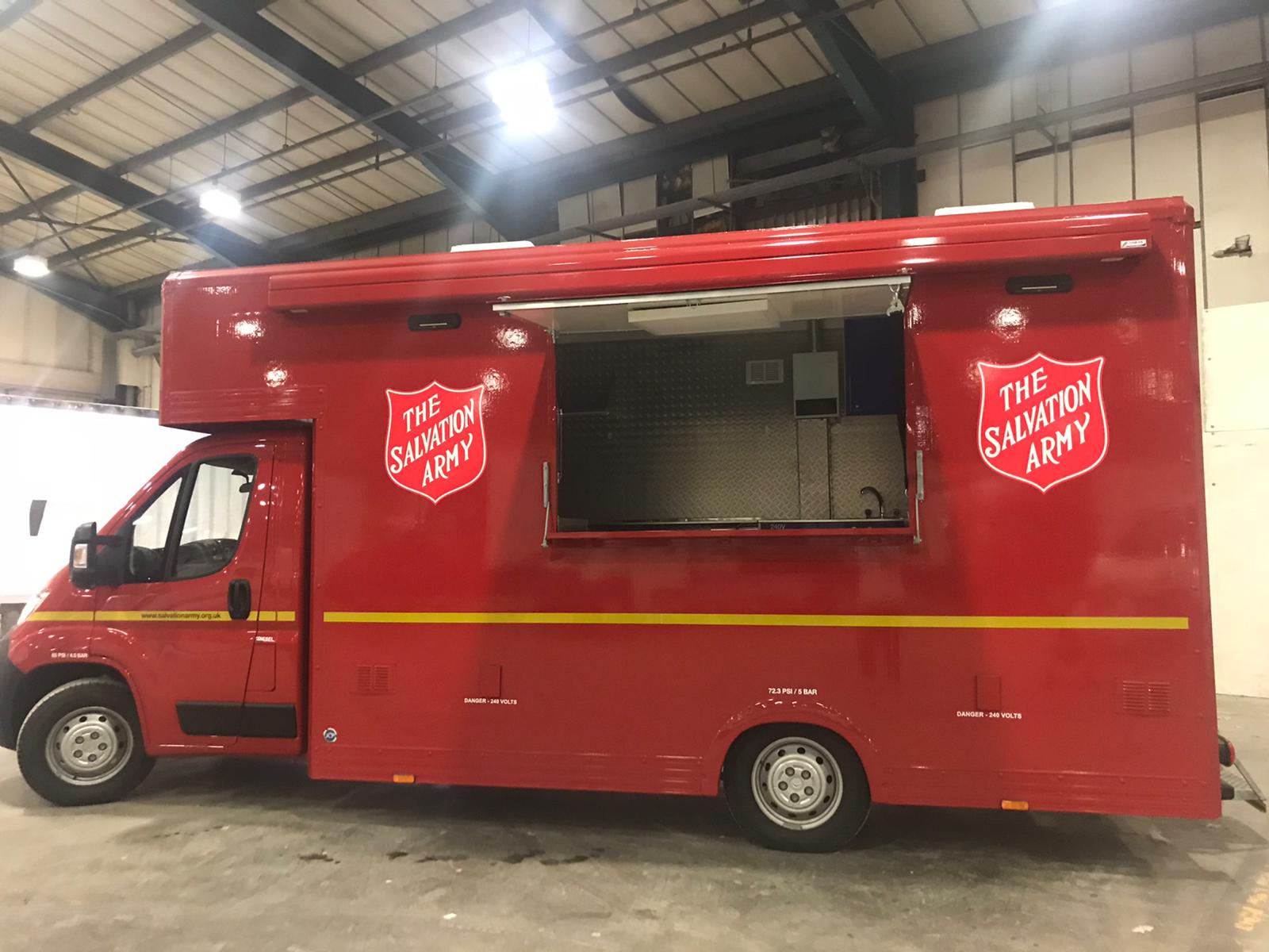 Design and Build! JC Payne helps manufacture bespoke bodies for Salvation Army